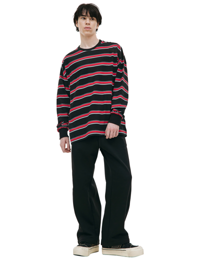 Juunj Black Striped Long Sleeve T-shirt