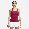 Nike Women's Swoosh Medium-support Padded Sports Bra Tank Top In Red