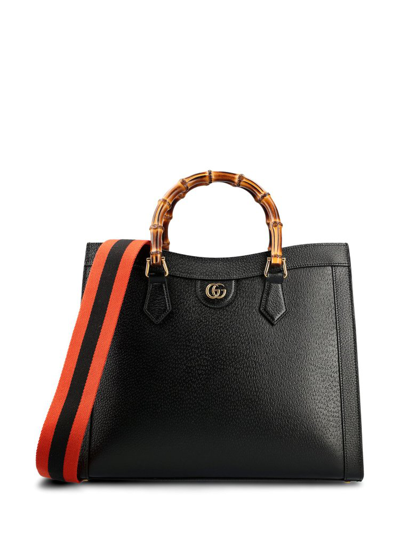 Gucci Diana Tote Bag In Black