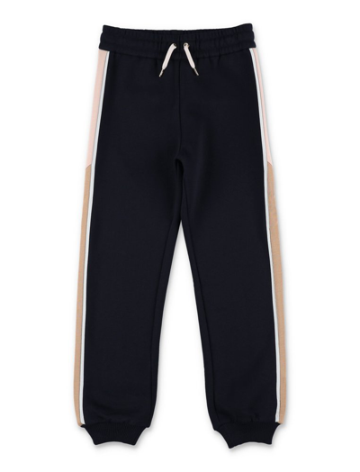 Chloé Kids Drawstring Trousers In Blue