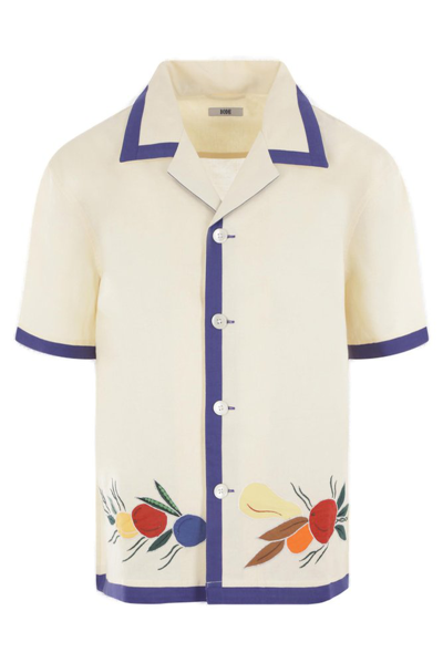 Bode Off-white Fruit Bunch Shirt In White Multi