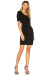 ELIZABETH AND JAMES RIBBED CUT OUT DRESS,217KD106