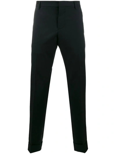Valentino Straight-leg Tailored Trousers In Blue