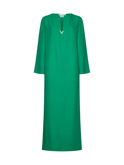 Valentino Cady Couture Kaftan Dress Woman Green 44