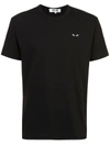Comme Des Garçons Play Black Monochrome Heart Patch T-shirt
