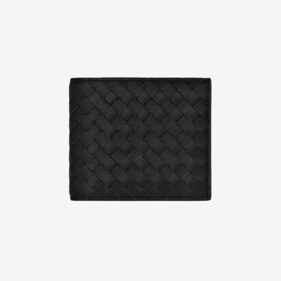 Pre-owned Bottega Veneta Bi-fold Wallet Black-113993v46511000