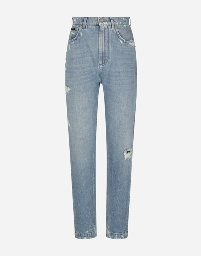 DOLCE & GABBANA JEANS WITH SMALL RIPS