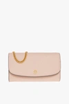TORY BURCH TORY BURCH PINK ROBINSON WALLET WITH STRAP
