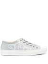 Vivienne Westwood Laced Canvas Shoes In P406