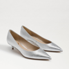 SAM EDELMAN SAM EDELMAN FRANCI KITTEN HEEL PUMP SOFT SILVER