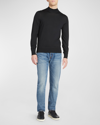 TOM FORD MEN'S WOOL MOCK NECK SWEATER