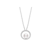 Mikimoto Women's Japan 18k White Gold, 7mm White Cultured Akoya Pearl & Diamond Pendant Necklace In White