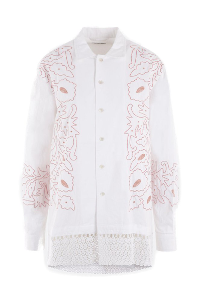 BODE BODE EMBROIDERED DESIGN LONG SLEEVED BUTTONED SHIRT