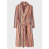 PAUL SMITH MULTI STRIPE TOWELLING DRESSING GOWN
