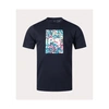 PAUL SMITH NAVY PS LOGO GRAPHIC T SHIRT