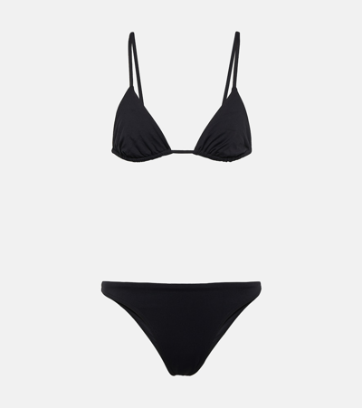 Wardrobe.nyc Triangle Bikini In Black