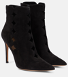 GIANVITO ROSSI SUEDE ANKLE BOOTS