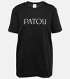 Patou Logo T-shirt In Soft Cotton With Classic Fit And Versatile Style In Black