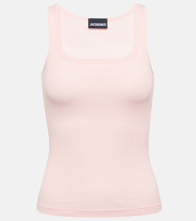 Jacquemus Le Caraco Cotton Jersey Tank Top In New