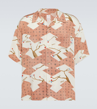Visvim Crosby Printed Silk Bowling Shirt In Multi