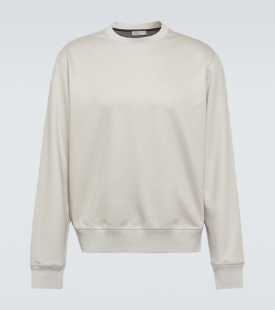 Herno Wool-blend Sweatshirt In Grigio