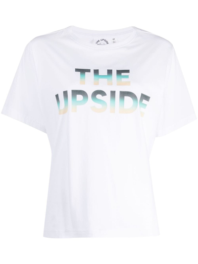The Upside T-shirt Mit Slogan-print In White