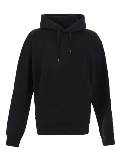 Martine Rose Logo Print Hoodie In Black