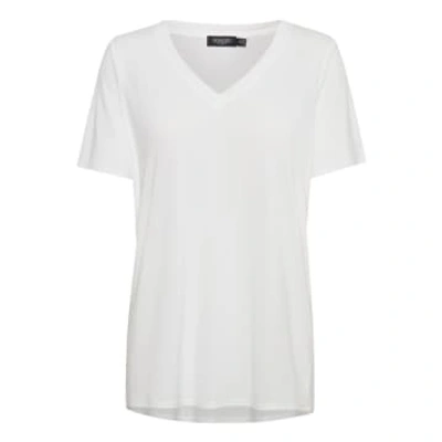 Soaked In Luxury Slcolumbine Oversize T-shirt In White