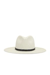 Janessa Leone Rhodes Packable Hat In Bleach