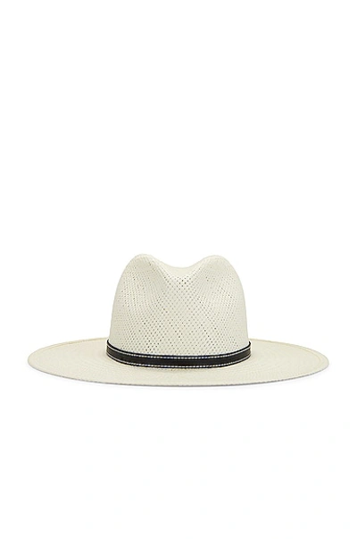 Janessa Leone Rhodes Packable Hat In White