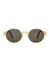 Jean Paul Gaultier 56-6106 Sunglasses Gold In Gold