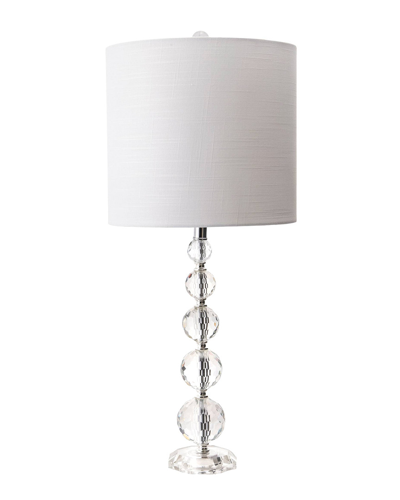 Nuloom 27in Angelica Rain Drops Linen Shade Table Lamp