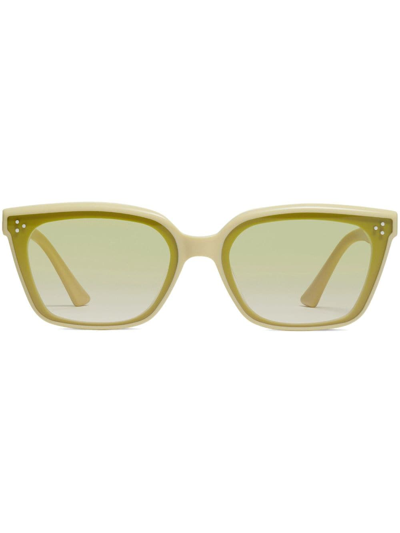 Gentle Monster Oslo Square-frame Sunglasses In Yellow