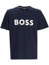 Hugo Boss Boss T-shirt "tiburt" In Navy