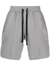 Styland Organic Cotton Track Shorts In Grey