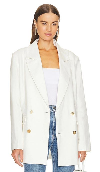 Aureta Margot Blazer In Ivory