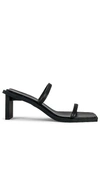 St Agni Fine Strap Heel In Black
