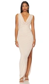 Rumer Enya Maxi Dress In Blush
