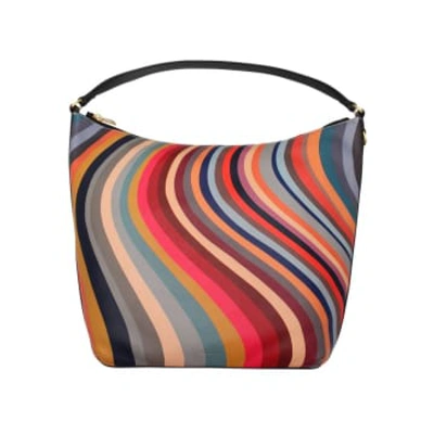 Paul Smith Swirl Hobo Bag In Multicolor