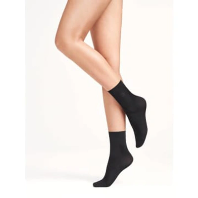 Wolford Black Aurora 70 Socks