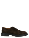 TOD'S TOD'S ALMOND TOE DERBY SHOES