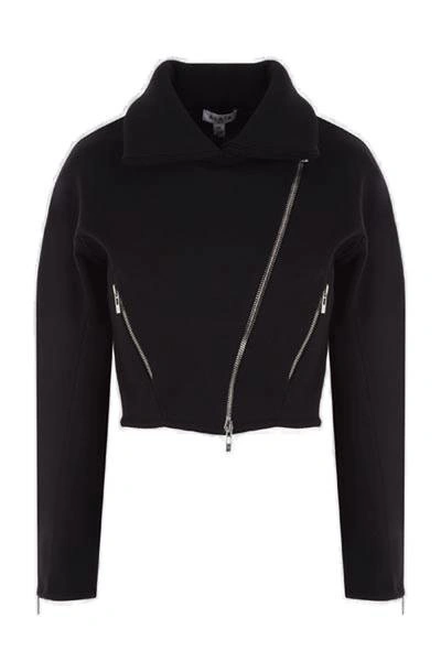 Alaïa Zip-detailed Biker Cardigan In Black