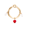 JOEY BABY Kokoro Chain and Red Heart Bracelet