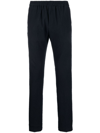 Tommy Hilfiger Seersucker-texture Track Pants In Blue