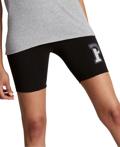 Puma Women's Squad Varsity Pull-on Short Tights In  Black