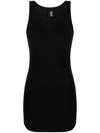 Thom Krom Round-neck Sleeveless Tank Top In Schwarz