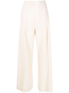 SEMICOUTURE HIGH-WAISTED WIDE-LEG TROUSERS