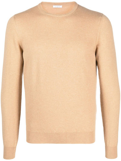 Malo Kaschmirpullover Mit Rundem Ausschnitt In Brown