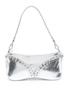 LUDOVIC DE SAINT SERNIN THE CLEAVAGE EMBOSSED LEATHER SHOULDER BAG