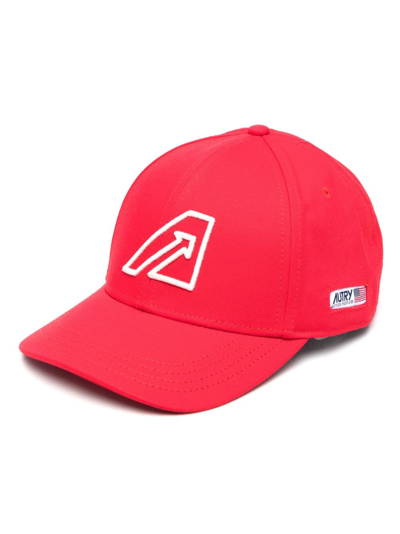 Autry Icon Six-panel Baseball Cap In Rot